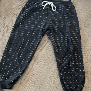 The Great. Women’s Black Polka Dot Joggers size 2